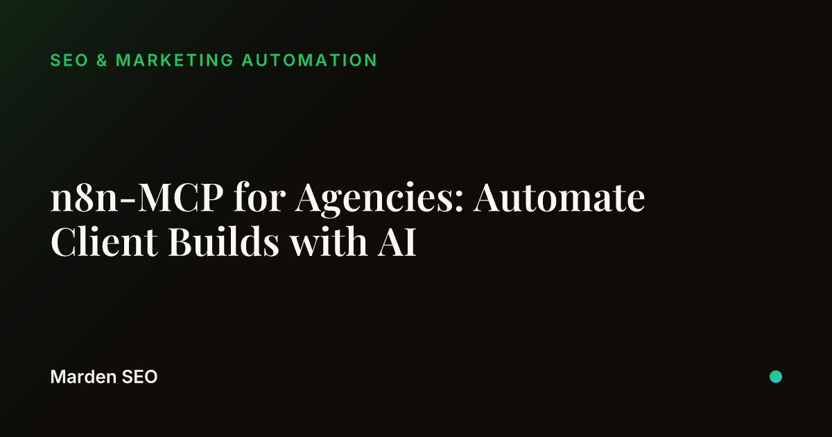 SEO & Marketing Automation article
